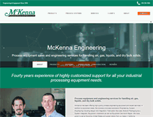 Tablet Screenshot of mckennaengineering.com